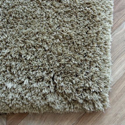 Hoogpolige Vloerkleden - Hoogpolig vloerkleed Pilo groen polyester Interieur05 - Vloerkledenloods