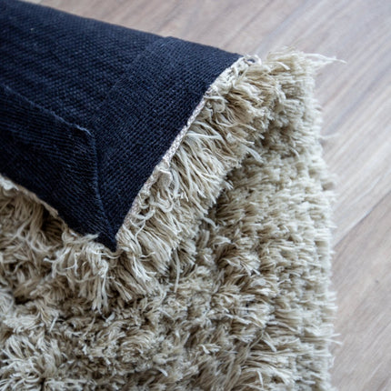 Hoogpolige Vloerkleden - Hoogpolig vloerkleed Pilo groen polyester Interieur05 - Vloerkledenloods