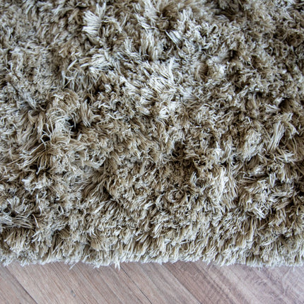 Hoogpolige Vloerkleden - Hoogpolig vloerkleed Pilo groen polyester Interieur05 - Vloerkledenloods