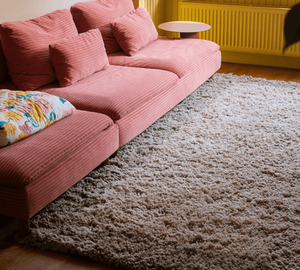 Hoogpolige Vloerkleden - Hoogpolig vloerkleed Pilo groen/beige polyester Interieur05 - Vloerkledenloods