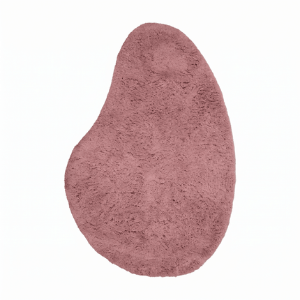 Hoogpolige Vloerkleden - Organisch hoogpolig vloerkleed Pilo Darkpink Polyester Interieur05 - Vloerkledenloods