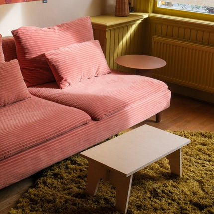 Hoogpolige Vloerkleden - Organisch hoogpolig vloerkleed Pilo olijfgroen polyester - Vloerkledenloods