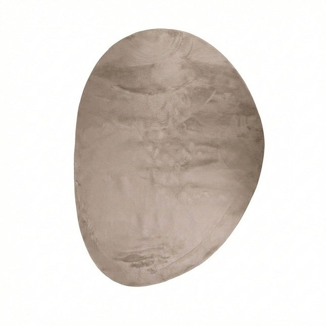 Hoogpolige Vloerkleden - Organisch zacht hoogpolig vloerkleed Lux beige/taupe - Vloerkledenloods