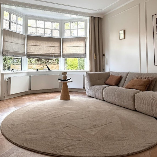 Hoogpolige Vloerkleden - Organisch zacht hoogpolig vloerkleed Lux beige/taupe - Vloerkledenloods