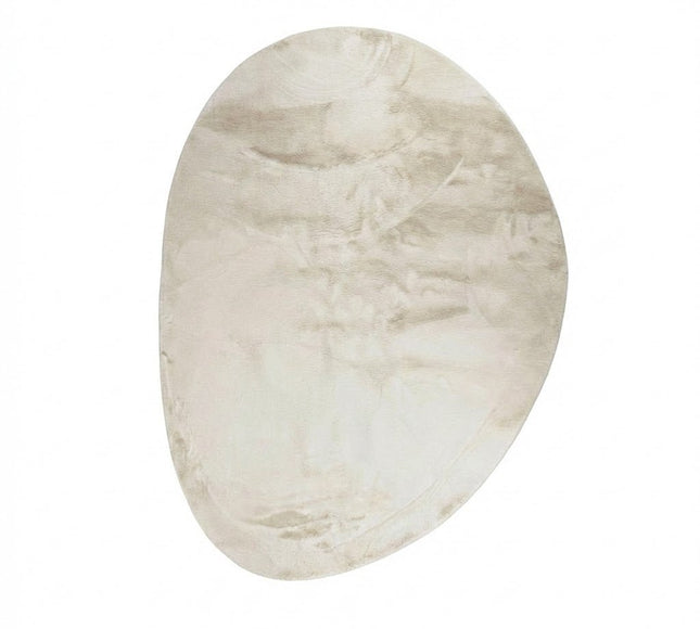 Hoogpolige Vloerkleden - Organisch zacht hoogpolig vloerkleed Lux creme - Vloerkledenloods