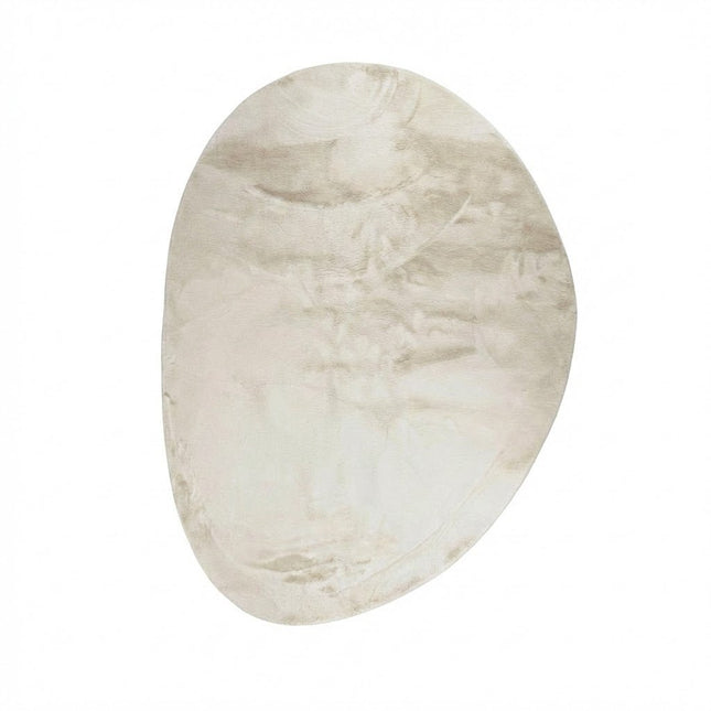 Hoogpolige Vloerkleden - Organisch zacht hoogpolig vloerkleed Lux creme - Vloerkledenloods