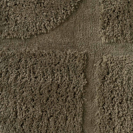 Hoogpolige vloerkleden - Ted Baker Lambeth hoogpolig vloerkleed Jasper Groen - Vloerkledenloods