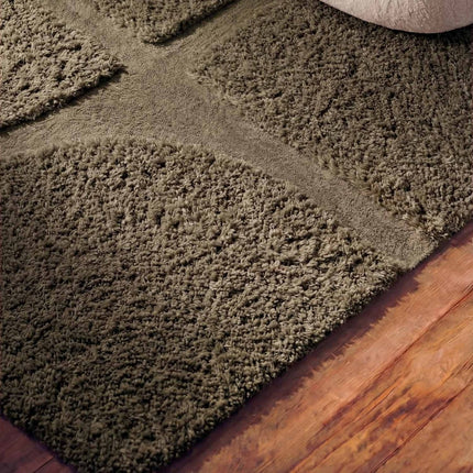 Hoogpolige vloerkleden - Ted Baker Lambeth hoogpolig vloerkleed Jasper Groen - Vloerkledenloods