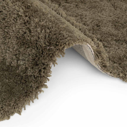 Hoogpolige vloerkleden - Ted Baker Lambeth rond hoogpolig vloerkleed Jasper Groen - Vloerkledenloods