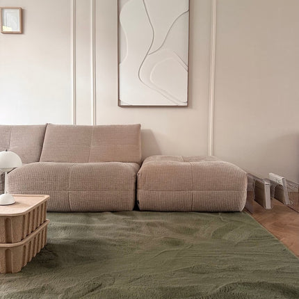 Hoogpolige Vloerkleden - Zacht hoogpolig vloerkleed Lux groen - Vloerkledenloods