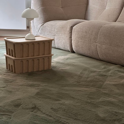 Hoogpolige Vloerkleden - Zacht hoogpolig vloerkleed Lux groen - Vloerkledenloods