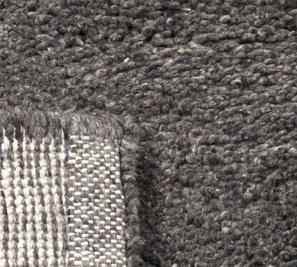 Rond berber vloerkleed Maroc 71 antraciet