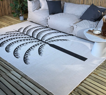 Buitenkleed Breeze zwart/wit - Interieur05