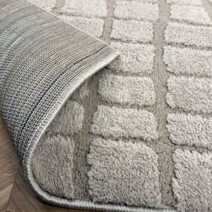 Scandinavisch vloerkleed Malin zand