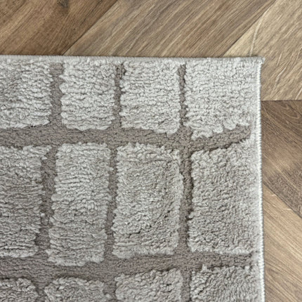 Scandinavisch vloerkleed Malin zand