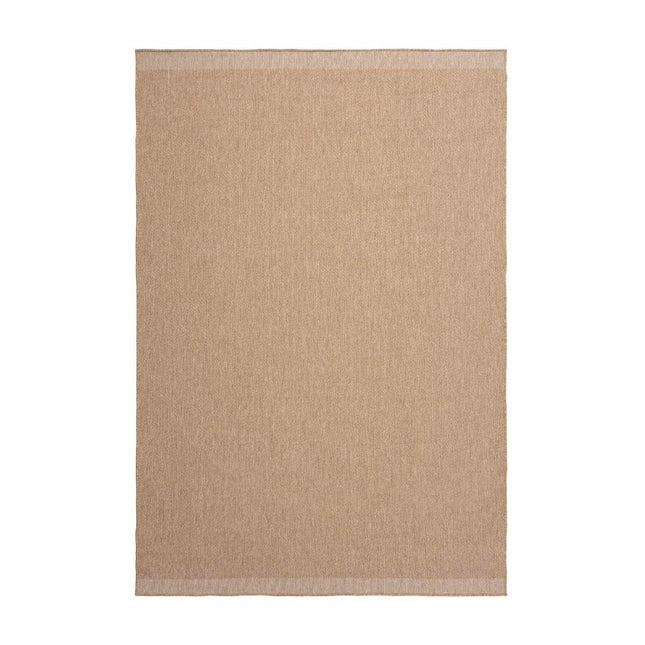 Jute buitenkleed Naturel Border - Vloerkledenloods