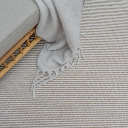 Jute buitenkleed Naturel Border - Vloerkledenloods