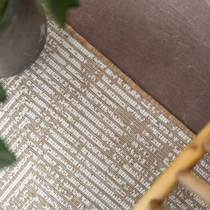 Jute buitenkleed Naturel Lines - Vloerkledenloods