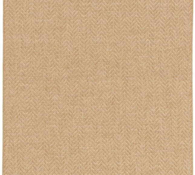 Jute buitenkleed Naturel Visgraat - Vloerkledenloods