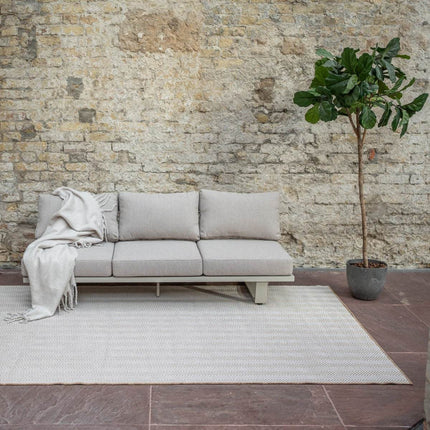 Jute buitenkleed Naturel ZigZag - Vloerkledenloods