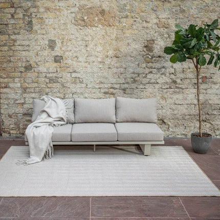Jute buitenkleed Naturel ZigZag - Vloerkledenloods