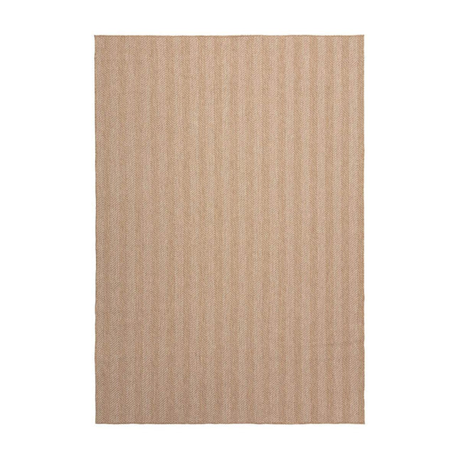 Jute buitenkleed Naturel ZigZag - Vloerkledenloods