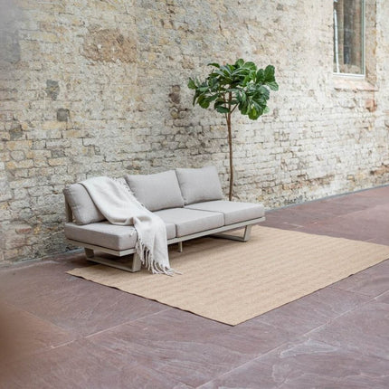 Jute buitenkleed Naturel ZigZag - Vloerkledenloods