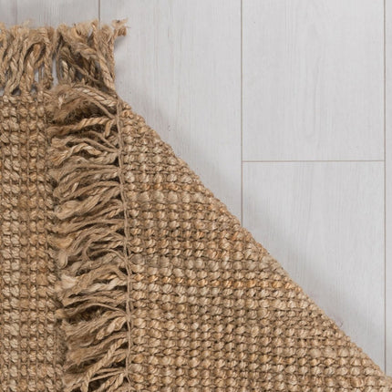 Jute vloerkleden - Flair Rugs vloerkleed Jute Boucle Naturel - Vloerkledenloods
