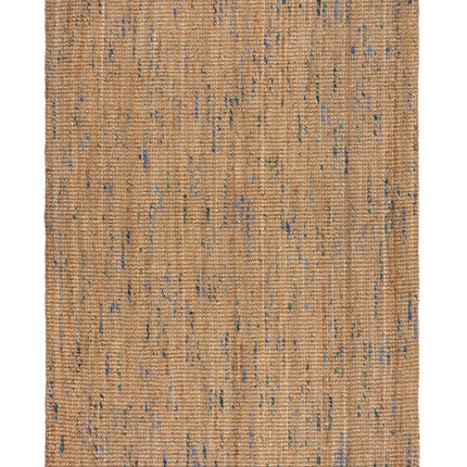 Jute vloerkleden - Flair Rugs vloerkleed Jute Boucle Naturel Blauw - Vloerkledenloods