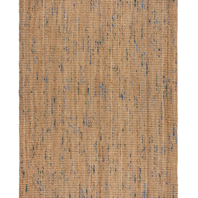 Jute vloerkleden - Flair Rugs vloerkleed Jute Boucle Naturel Blauw - Vloerkledenloods
