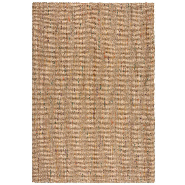 Jute vloerkleden - Flair Rugs vloerkleed Jute Boucle Naturel Groen - Vloerkledenloods