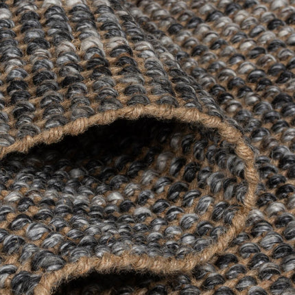 Jute vloerkleden - Flair Rugs vloerkleed Jute Ombre Grijs - Vloerkledenloods