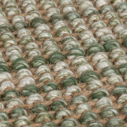 Jute vloerkleden - Flair Rugs vloerkleed Jute Ombre Groen - Vloerkledenloods