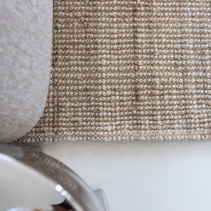 Jute vloerkleden - Jute vloerkleed Mumbai Licht Naturel/Creme Interieur05 - Vloerkledenloods