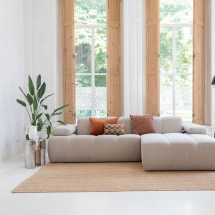 Jute vloerkleden - Jute vloerkleed Mumbai Naturel Interieur05 - Vloerkledenloods