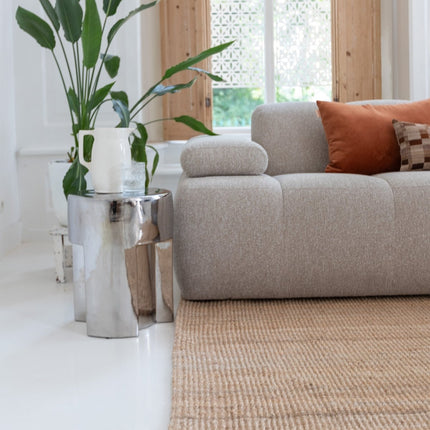 Jute vloerkleden - Jute vloerkleed Mumbai Naturel Interieur05 - Vloerkledenloods