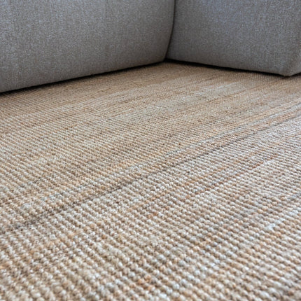 Jute vloerkleden - Jute vloerkleed Mumbai Naturel Interieur05 - Vloerkledenloods