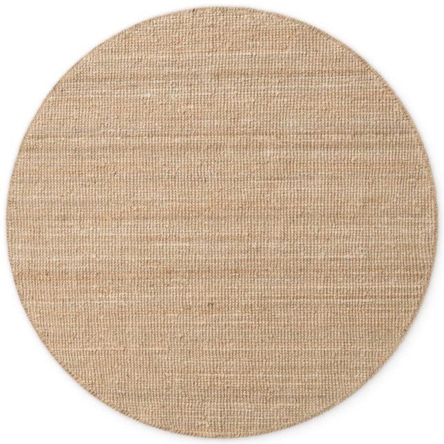 Jute vloerkleden - Rond jute vloerkleed Mumbai Naturel Interieur05 - Vloerkledenloods