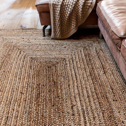Jute Vloerkleed Rechthoek Naturel - Vloerkledenloods