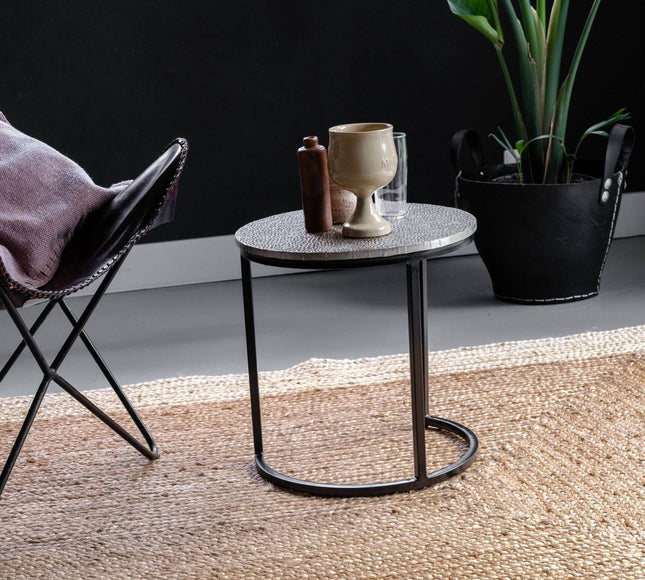 Jute Vloerkleed Rechthoek Naturel/Wit - Vloerkledenloods