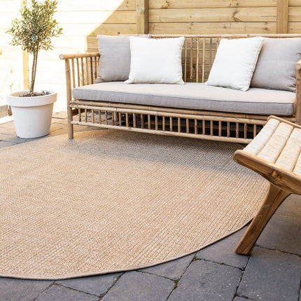 Rond Buitenkleed Jute Excellent Outdoor Bruin