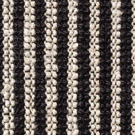 Juten vloerkleden - Elle Decoration Harvest jute vloerkleed Ebony Naturel Ivoor/Zwart - Vloerkledenloods
