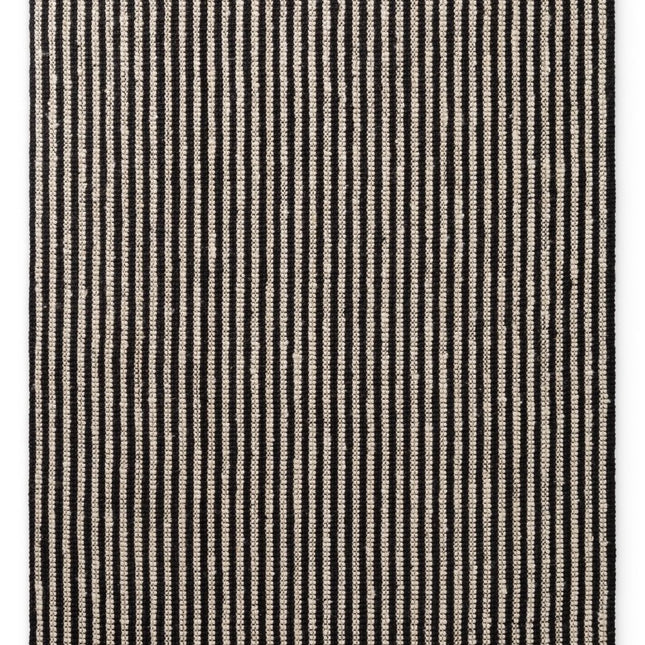 Juten vloerkleden - Elle Decoration Harvest jute vloerkleed Ebony Naturel Ivoor/Zwart - Vloerkledenloods