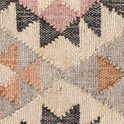 Juten vloerkleden - Elle Decoration Roya Afghaans kelim vloerkleed Parsa Crème/Multicolor - Vloerkledenloods