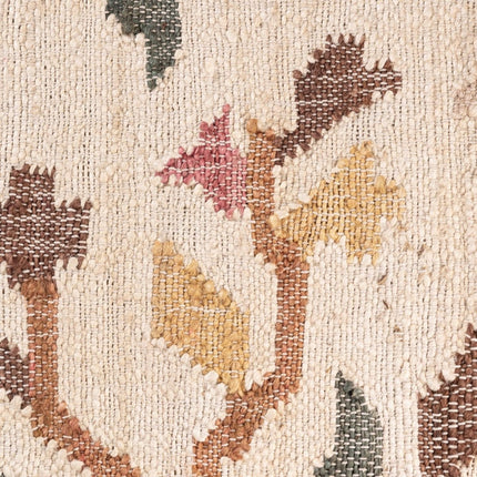 Juten vloerkleden - Elle Decoration Roya Afghaans kelim vloerkleed Violette Crème/Multicolor - Vloerkledenloods