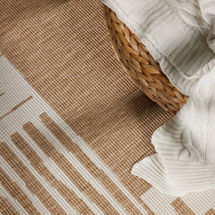 Juten vloerkleden - Ted Baker Haringey buitenkleed Acacia Jute Wit - Vloerkledenloods