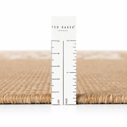 Juten vloerkleden - Ted Baker Haringey buitenkleed Acacia Jute Wit - Vloerkledenloods