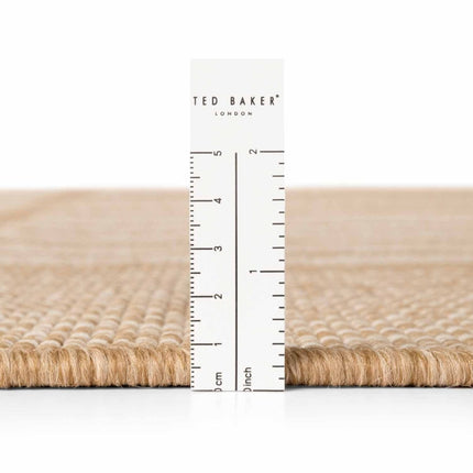 Juten vloerkleden - Ted Baker Haringey buitenkleed Allington Jute Wit - Vloerkledenloods