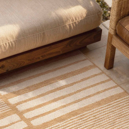Juten vloerkleden - Ted Baker Haringey buitenkleed Allington Jute Wit - Vloerkledenloods