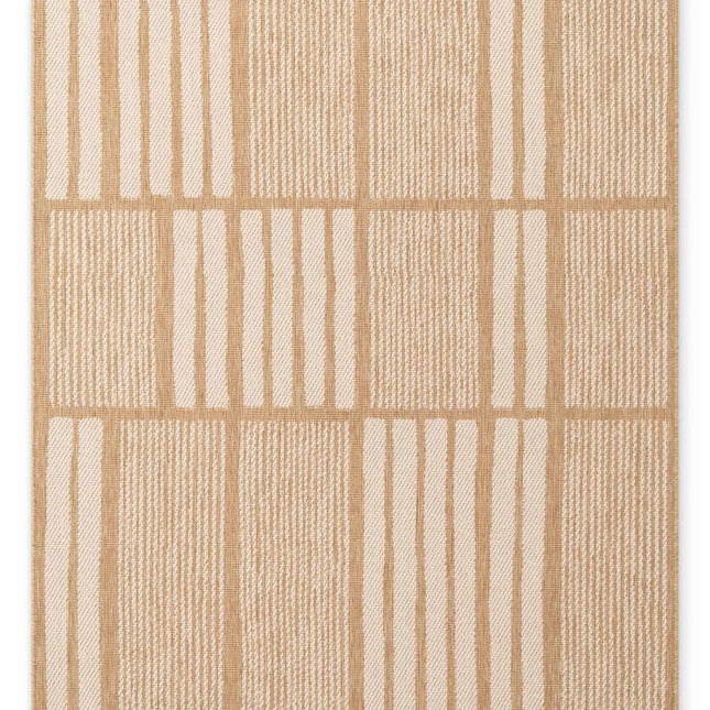 Juten vloerkleden - Ted Baker Haringey buitenkleed Allington Jute Wit - Vloerkledenloods